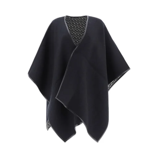 Cape With Monogram Print
