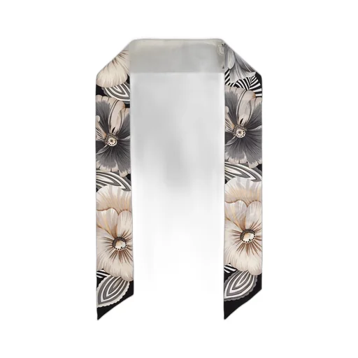 Printed Silk Twill Scarf