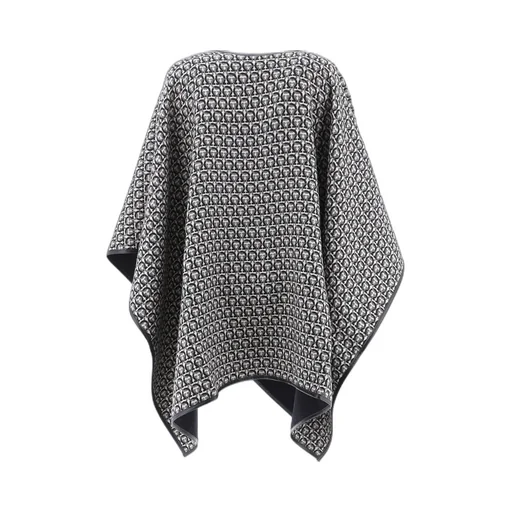 Cape With Monogram Print