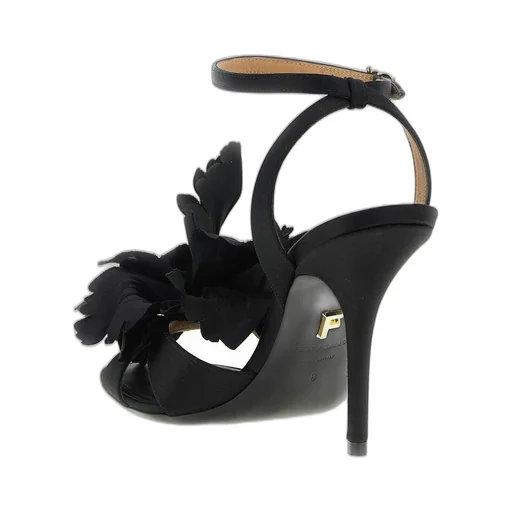 Sandals With Flower Applique