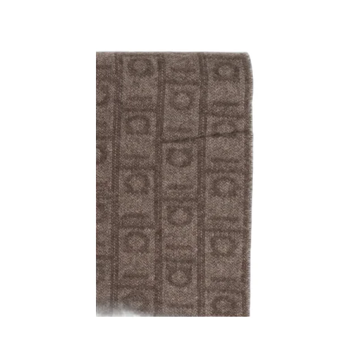 Scarf With Monogram Pattern