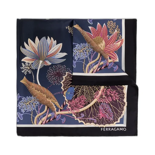 Printed Silk Twill Scarf