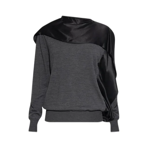 Asymmetric Draped Sweater
