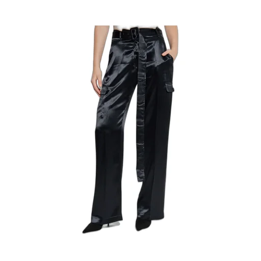 Satin Cargo Pants