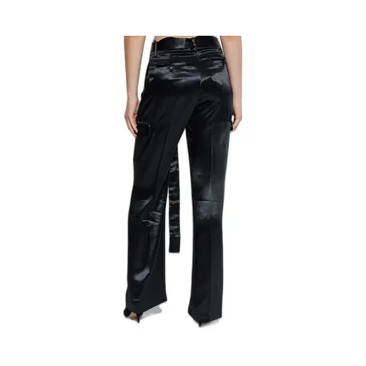 Satin Cargo Pants