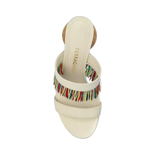 Mules With Fringe Detail