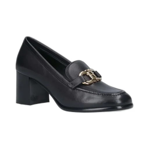 Block Heel Loafers