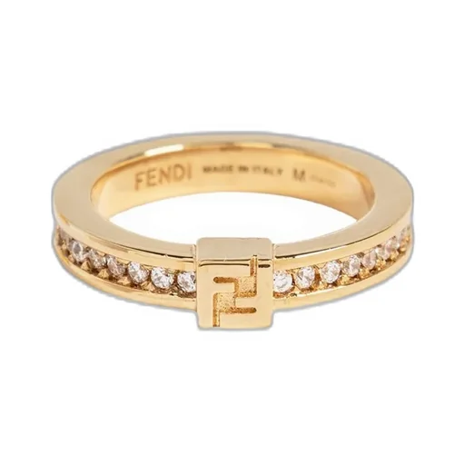 Ring With Ff Motif