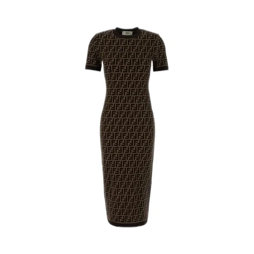 Ff Motif Knit Dress