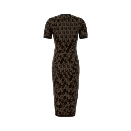 Ff Motif Knit Dress