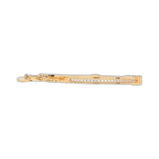 Bangle Bracelet With Lock Charm
