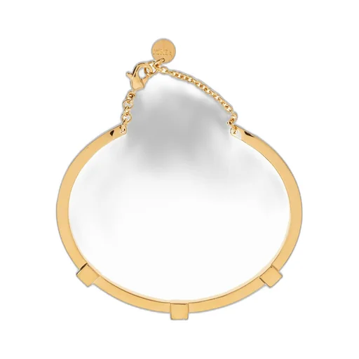 Bangle Bracelet With Lock Charm