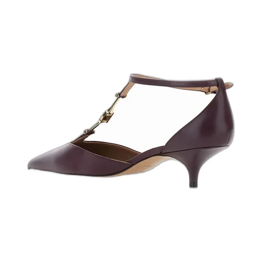 T-Strap Kitten Heel Pumps
