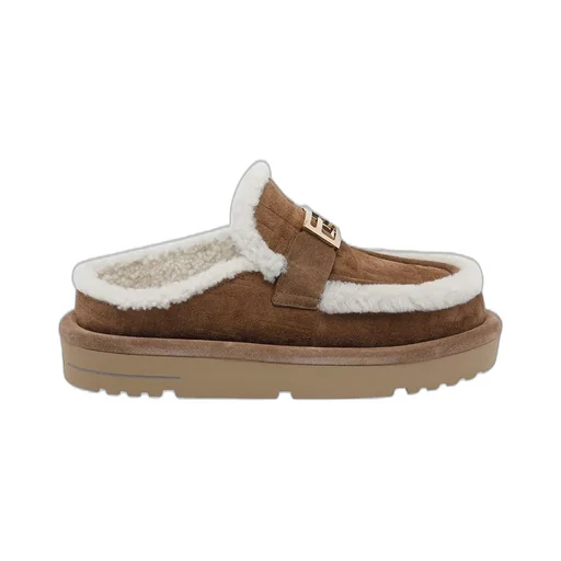 Shearling-Lined Mules
