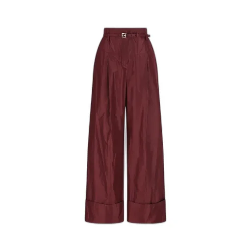 High-Waisted Wide-Leg Trousers