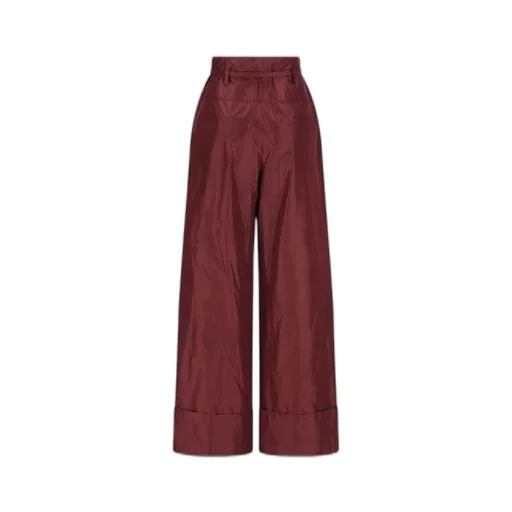 High-Waisted Wide-Leg Trousers
