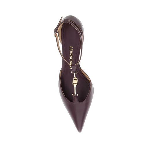 T-Strap Kitten Heel Pumps