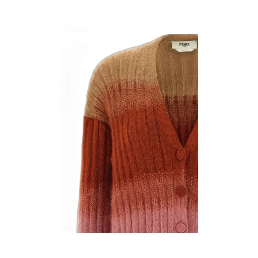 Striped V-Neck Cardigan