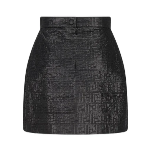 Quilted Monogram Mini Skirt