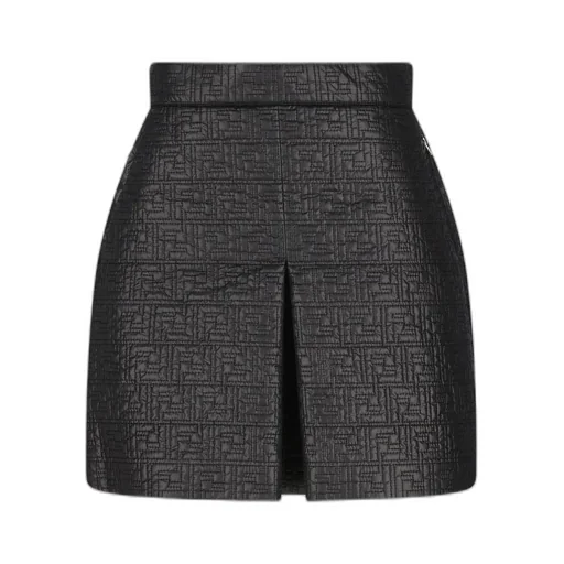 Quilted Monogram Mini Skirt