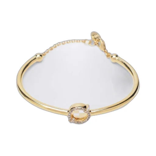Bangle Bracelet With G Link Detail