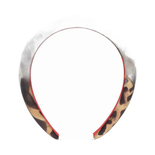 Padded Leopard Print Headband