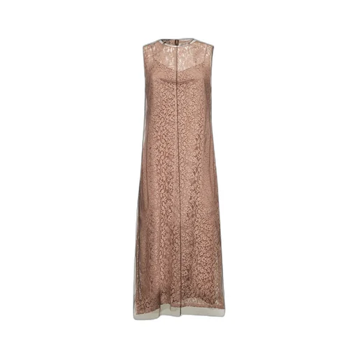 Sleeveless Lace Maxi Dress