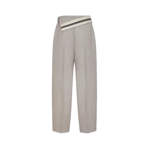 High-Waisted Wide-Leg Trousers