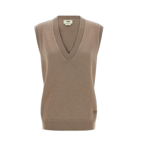 V-Neck Knit Vest
