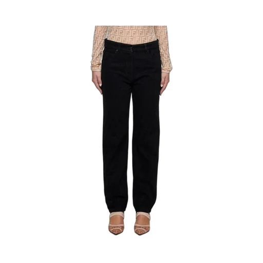 Monogrammed Straight Leg Jeans