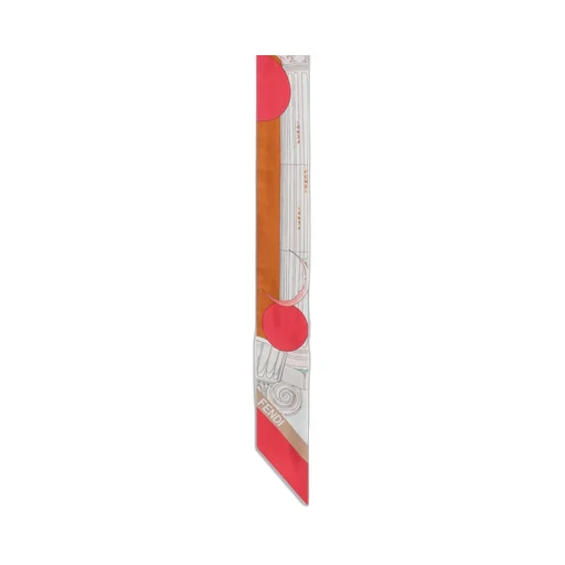 Printed Silk Twill Scarf