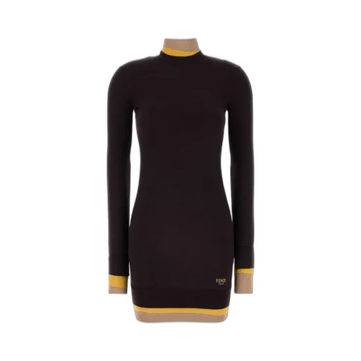 Long Sleeve Mock Neck Mini Dress