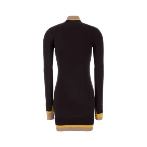 Long Sleeve Mock Neck Mini Dress