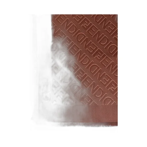 Scarf With Ff Motif