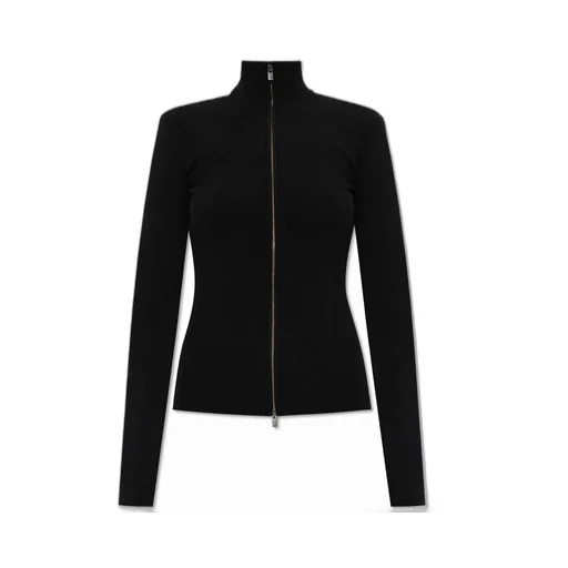 Zip-Up Turtleneck Sweater