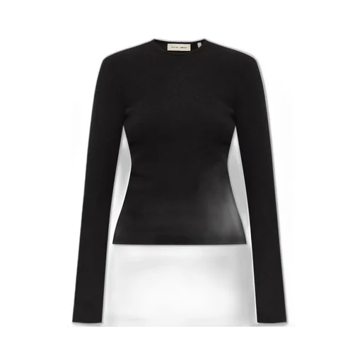 Ribbed Knit Long Sleeve Top