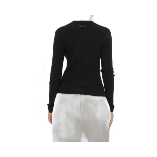 Ribbed Knit Long Sleeve Top