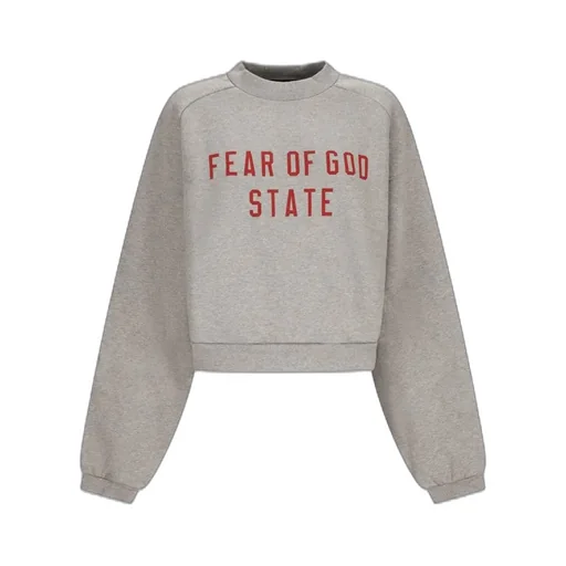 State Cropped Sweatshirt