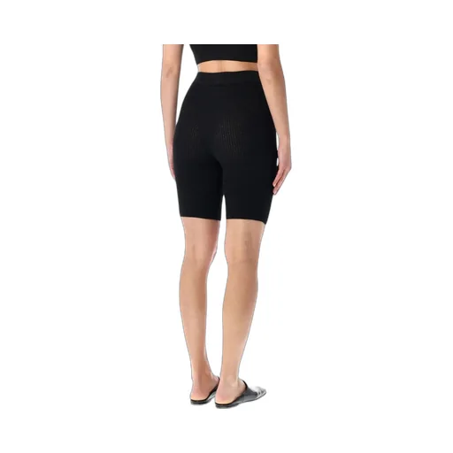 High-Waisted Knit Shorts