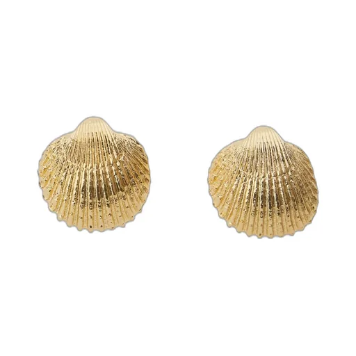 Seashell Clip-On Earrings