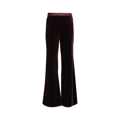 Flared Velvet Trousers