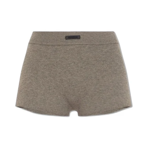 Ribbed Knit Shorts