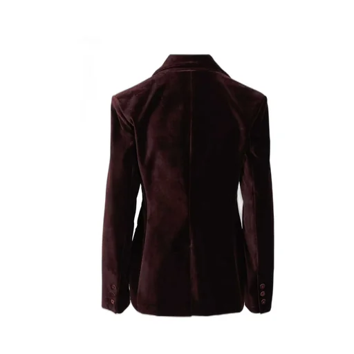 Velvet Blazer With Satin Lapels