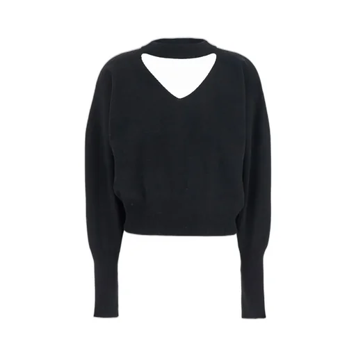 V-Neck Cutout Sweater