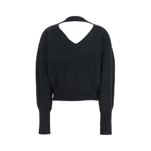 V-Neck Cutout Sweater
