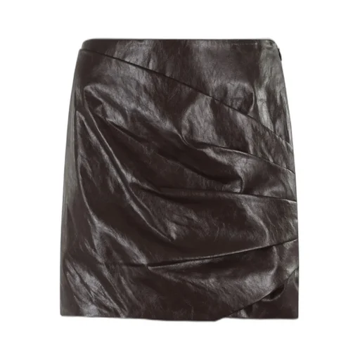 Faux Leather Mini Skirt
