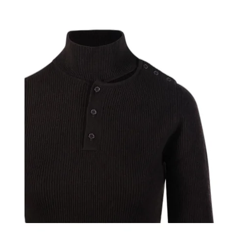 Ribbed Turtleneck Sweater
