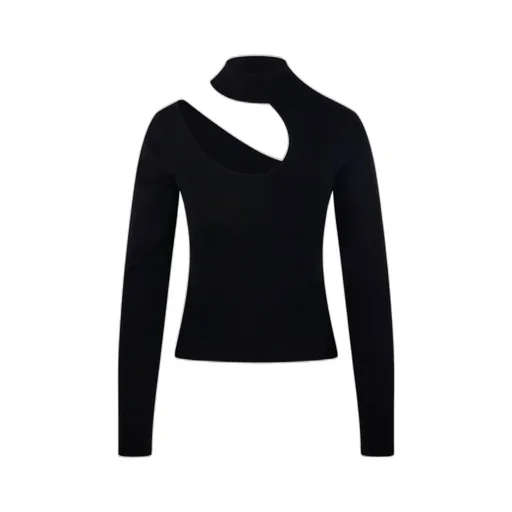 Cutout Long Sleeve Top