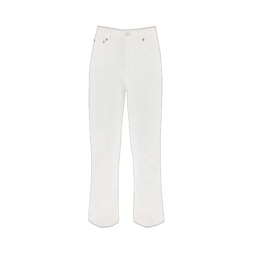 High-Rise Straight-Leg Jeans