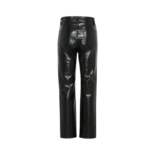High-Rise Straight-Leg Trousers